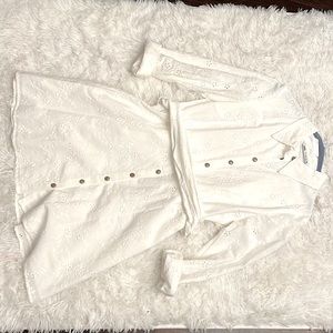 Zara white mini dress